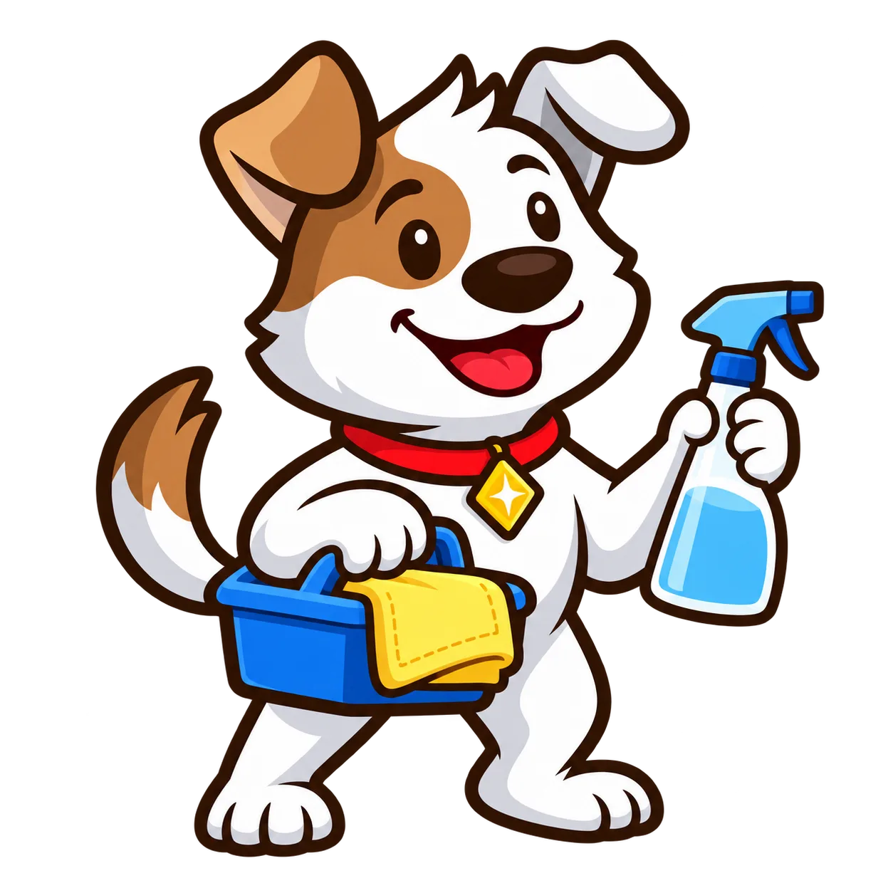 Spot the carpet cleaning mascot
